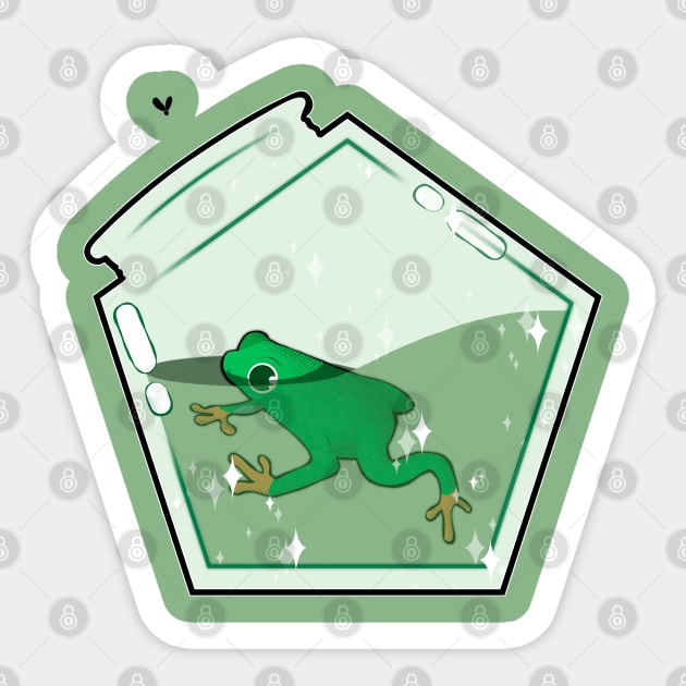 Frog Sticker by Meeko_Art